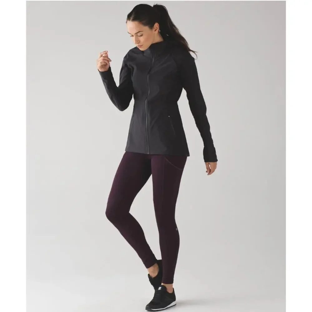 Lululemon Sleet Sprinter‎ Jacket Black Size 4